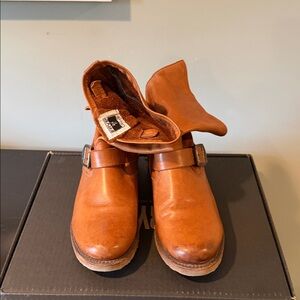 Frye Veronica Bootie Brown Ankle Boots